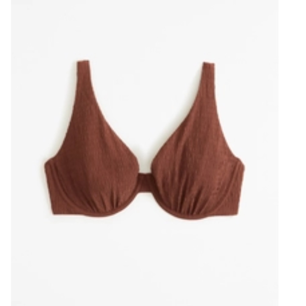 Abercrombie & Fitch Women's 
Curve Love High Apex Underwire Bikini & Bottoms